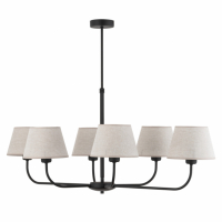 TK-LIGHTING SP. Z O.O. - CHICAGO LINEN LAMPA SUFITOWA 6 PŁ - 3999