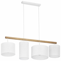 TK-LIGHTING SP. Z O.O. - DEVA WHITE LAMPA WISZĄCA 4 PŁ - 4106