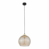 TK-LIGHTING SP. Z O.O. - DEVI AMBER LAMPA WISZĄCA 1 PŁ 250 - 4636