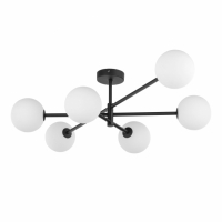 TK-LIGHTING SP. Z O.O. - SARIUS BLACK LAMPA SUFITOWA 6 PŁ - 4734