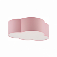 TK-LIGHTING SP. Z O.O. - CLOUD LAMPA SUFITOWA RÓŻOWY PASTELOWY MINI 2 PŁ  - 6075
