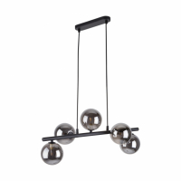 TK-LIGHTING SP. Z O.O. - ESTERA BLACK LAMPA WISZĄCA 5 PŁ - 6707