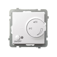 OSPEL - REGULATOR TEMPERATURY MODUŁ BIAŁY SONATA  - RTP-1R/m/00