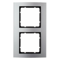 HAGER - RAMKA PODWÓJNA ALUMINIOWA ANTRACYT B.3 - 10123004