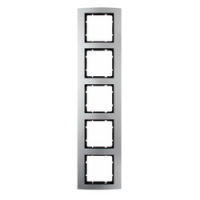 HAGER - RAMKA PIĘCIOKROTNA ALUMINIOWA ANTRACYT B.3 - 10153004
