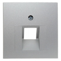 HAGER - ELEMENT CENTRALNY DO GNIAZDA PRZYŁĄCZENIOWEGO UAE POJEDYNCZEGO ALUMINIUM B.KWADRAT/B.7 - 14071404