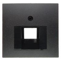 HAGER - ELEMENT CENTRALNY DO GNIAZDA PRZYŁĄCZENIOWEGO UAE POJEDYNCZEGO ANTRACYT B.KWADRAT/B.3/B.7 - 14071606