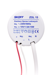 SKOFF - ZASILACZ LED IP68 15W 230V/10V DC ZOL15-10 - ZL-015-C-1-1-ML-PL-01