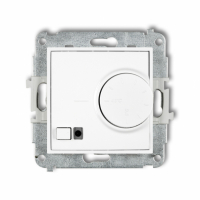 KARLIK - Mechanizm elektronicznego regulatora temperatury z czujnikiem powietrznym podtynkowy IP 20, 230V~ 50Hz; 3200W MINI biały - MRT-2