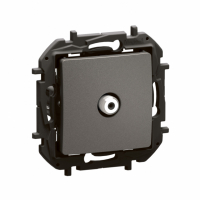 LEGRAND - NOWE NILOE- GNIAZDO TV TYP "F" TYPU GWIAZDA 1,5 DB STALOWE - NP4100MG