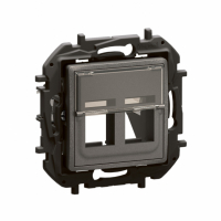 LEGRAND - NOWE NILOE - ADAPTER DO ZŁĄCZY PODWÓJNYCH KEYSTONE STALOWY - NP171MG