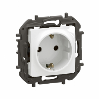 LEGRAND - NOWE NILOE - GNIAZDO SCHUKO 2P+Z Z PRZESŁONĄ ZACISKI ŚRUBOWE 16A - 250V~ BIAŁE - NP3122WH