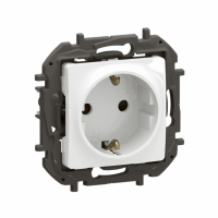 LEGRAND - NOWE NILOE - GN SCHUKO 2P+Z PRZESŁONA ZACISKI AUTOMATYCZNE 16A - 250V~ BIAŁE - NP3120WH