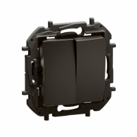 LEGRAND - NOWE NILOE - ŁĄCZNIK ŚWIECZNIKOWY 10 AX CZARNY - NP2120BK