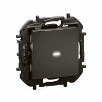 LEGRAND - NOWE NILOE - ŚCIEMNIACZ PRZYCISKOWY Z N 150 W CZARNY - NP2410BK