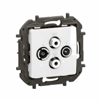 LEGRAND - NOWE NILOE - GNIAZDO TV-RD-SAT-SAT KOŃCOWE TYPU GWIAZDA 1,5 DB BIAŁE - NP4108WH