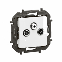 LEGRAND - NOWE NILOE - GNIAZDO TV-RD-SAT ZAKOŃCZENIOWE 10 DB BIAŁE - NP4107WH