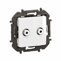 LEGRAND - NOWE NILOE - GNIAZDO TV TYP "F-F" TYPU GWIAZDA  1,5 DB BIAŁE - NP4101WH