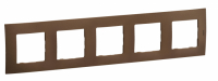 LEGRAND - NOWE NILOE - RAMKA PIĘCIOKROTNA BRĄZOWA (DARK BRONZE) - NP115DB