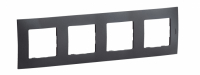 LEGRAND - NOWE NILOE - RAMKA CZTEROKROTNA GRAFIT (DARK GREY) - NP114GR