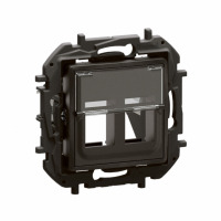 LEGRAND - NOWE NILOE - ADAPTER DO ZŁĄCZY PODWÓJNYCH KEYSTONE CZARNY - NP171BK