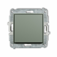 KARLIK - Mechanizm łącznika jednobiegunowego podtynkowy IP 20 / IP 44, 10AX 250V~ MINI szałwiowy - 61MWP-1
