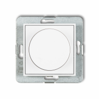 KARLIK - REGULATOR ELEKTRONICZNY  OŚWIETLENIA PRZYCISKOWO OBROTOWY DO LAMP LED CZARNY MAT MINI - MRO-2