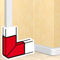 LEGRAND - KĄT PŁASKI 65 X 220 DLP - 010796