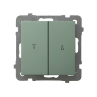 OSPEL - ŁĄCZNIK ŻALUZJOWY ZIELONY MAT AS - ŁP-7G/m/84