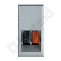 LEGRAND - GNIAZDO GŁOŚNIKOWE 1 MODUŁ ALUMINIUM AXOLUTE - HC4294