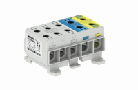 MOREK - Złączka OTL50-5x szary,niebieski, żó/ziel 5x1xAl/Cu 1,5–50 mm2 1000V AC/1500V DC Zacisk uniwersalny  - MAA5050A10