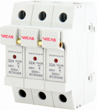 KKLN - Podstawa bezpiecznikowa RT18-32 3P 32A 10x38 - VCS-RT18-32-3P