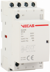 KKLN - Stycznik modułowy 25A 2NO+2NC 230V AC - VCS-HJCH8-25-22-230