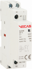 KKLN - Stycznik modułowy 20A 1NO+1NC 230V AC - VCS-HJCH8-20-11-230