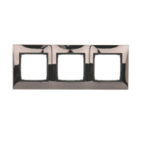 KONTAKT SIMON - RAMKA POTRÓJNA METALOWA IP20/IP44 CIEMNY STALOWY SIMON 54 - DR3/67