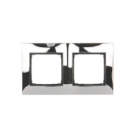 KONTAKT SIMON - RAMKA PODWÓJNA METALOWA IP20/IP44 CHROM SIMON 54 - DR2/63