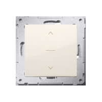 KONTAKT SIMON - ŁĄCZNIK ŻALUZJOWY Z BLOKADĄ MECHANICZNĄ RÓWNOCZESNEGO WŁĄCZENIA 10AX KREMOWY SIMON 54 - DZW1K.01/41