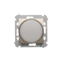 KONTAKT SIMON - Sygnalizator świetlny LED – światło białe (moduł) 230V~; złoty mat - DSS1.01/44