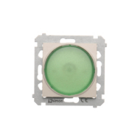 KONTAKT SIMON - Sygnalizator świetlny LED – światło zielone (moduł) 230V~; kremowy - DSS3.01/41