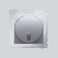 KONTAKT SIMON - Dzwonek elektroniczny (moduł) 8–12 V~; srebrny mat - DDT1.01/43