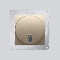 KONTAKT SIMON - Dzwonek elektroniczny (moduł) 8–12 V~; złoty mat - DDT1.01/44