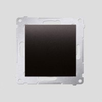 KONTAKT SIMON - Przycisk pojedynczy rozwierny bez piktogramu (moduł) 10AX, 250V~, szybkozłącza; antracyt - DPR1.01/48
