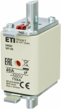 ETI - WKŁADKA TOPIKOWA NH - SZYBKA / KOMBI NH00/WT-00 GF 40A/500V - 004114335
