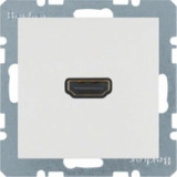 HAGER - GNIAZDO HDMI BIAŁY MAT S.1/B.1/B.3/B.7 - 3315421909