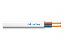 KABLE I PRZEWODY - PRZEWÓD INSTALACYJNY YDYP 2X1 750V BIAŁY - G-103047