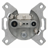 HAGER - GNIAZDO ANTENOWE RTV-SAT KOŃCOWE MECHANIZM B.KWADRAT - 53455311