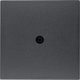 HAGER - ELEMENT CENTRALNY DO PRZYŁĄCZA KABLOWEGO ANTRACYT B.KWADRAT/B.3/B.7 - 10191606