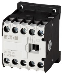 EATON - STYCZNIK MOCY 9A AC3 3 BIEGUNY NO STYK POMOCNICZY NC STEROWANIE 24V DC DILEM-01 - 010343