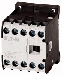 EATON - STYCZNIK MOCY 9A AC3 3 BIEGUNY NO STYK POMOCNICZY NO STEROWANIE 24V AC DILEM-10 - 021417