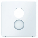 HAGER - ELEMENT CENTRALNY DO GNIAZDA GŁOŚNIKOWEGO BIAŁY AKSAMIT Q1 - 11966089